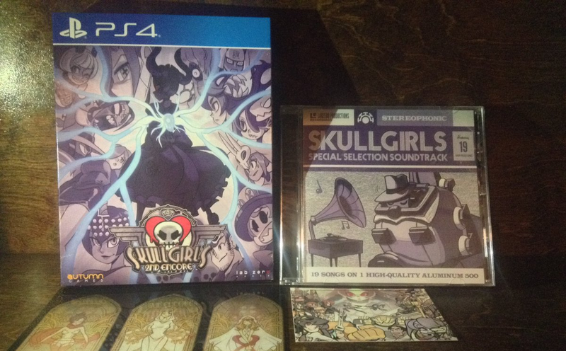 The physical copy of Skull Girls produced by Limited Run Games. Image credit: Josh B.